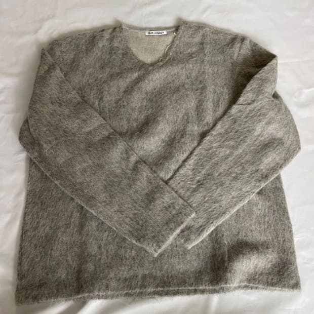 아워레가시 더블 락 알파카 스웨터