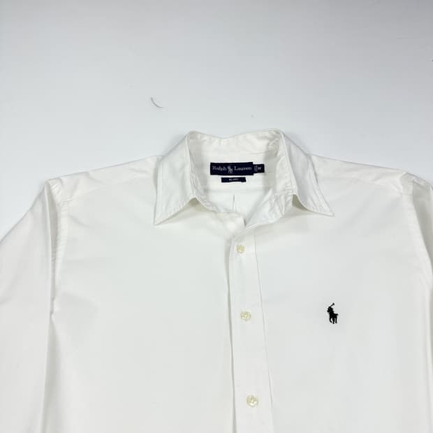 폴로 랄프로렌 포니 클래식 화이트 셔츠 (실측 XL)