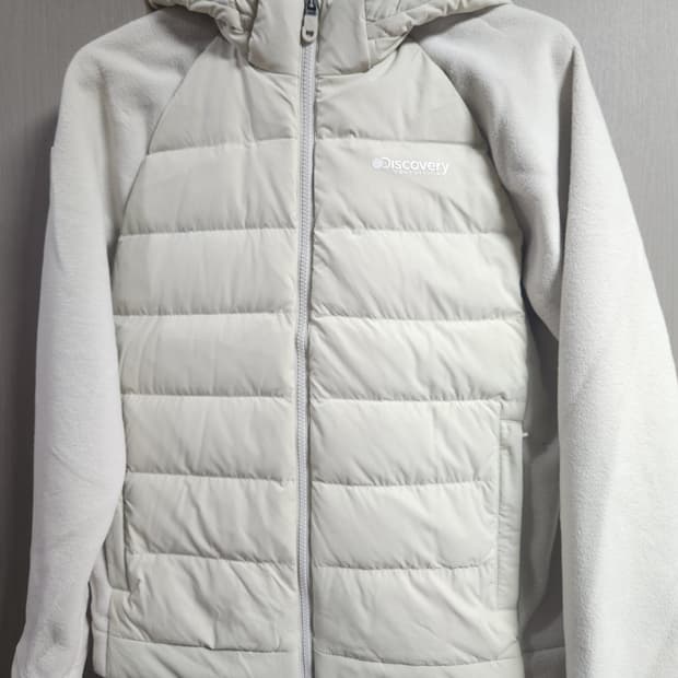디스커버리 플리스 구스다운 경량패딩, L