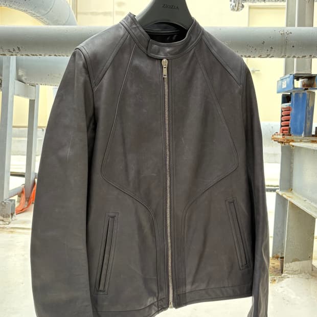 19SS 릭오웬스 인타르시아 레더 자켓 52 사이즈