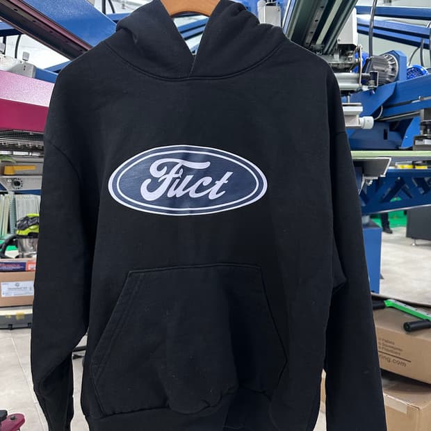 Fuct 퍽트 오발 로고 후드