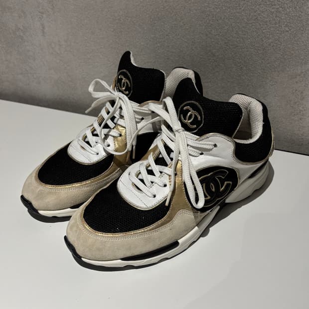 샤넬 CC 로고 크루즈 스니커즈