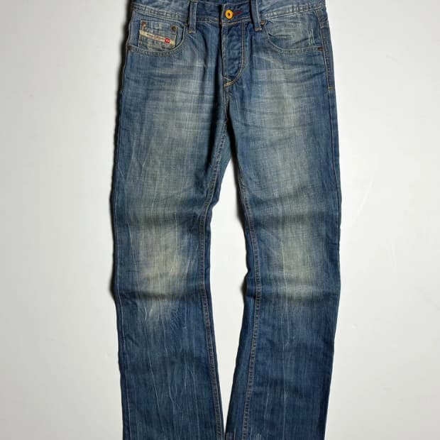 디젤 DIESEL 자탄 빈티지 워싱 데님 팬츠 R1352