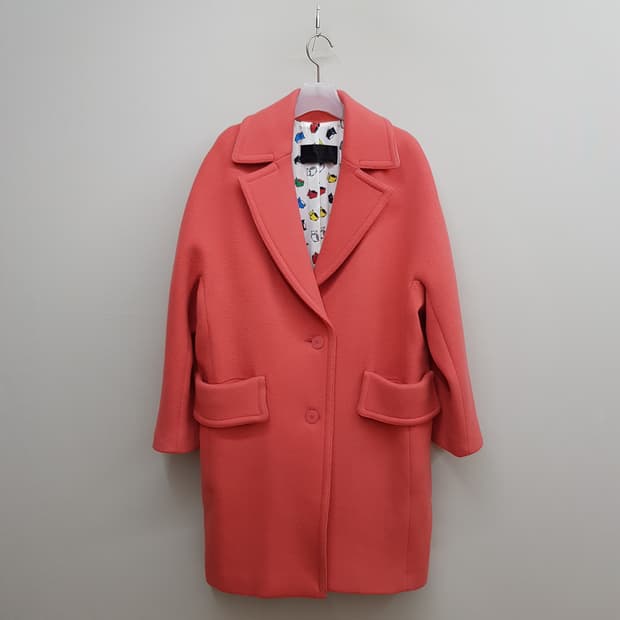 럭키슈에뜨 캐시미어 블렌드 싱글 울 코트 36사이즈