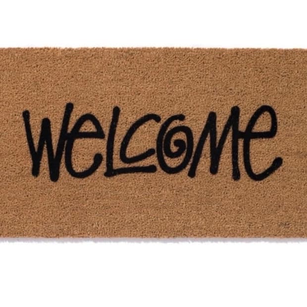 스투시 웰컴 매트 코코아 / stussy welcome mat 러그