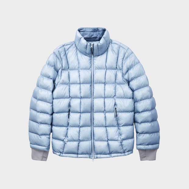 999 휴머니티 하늘색 패딩