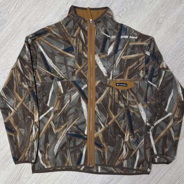 컬럼비아(Columbia) 스톰 크레스트 카모 플리스 집업 재킷 L