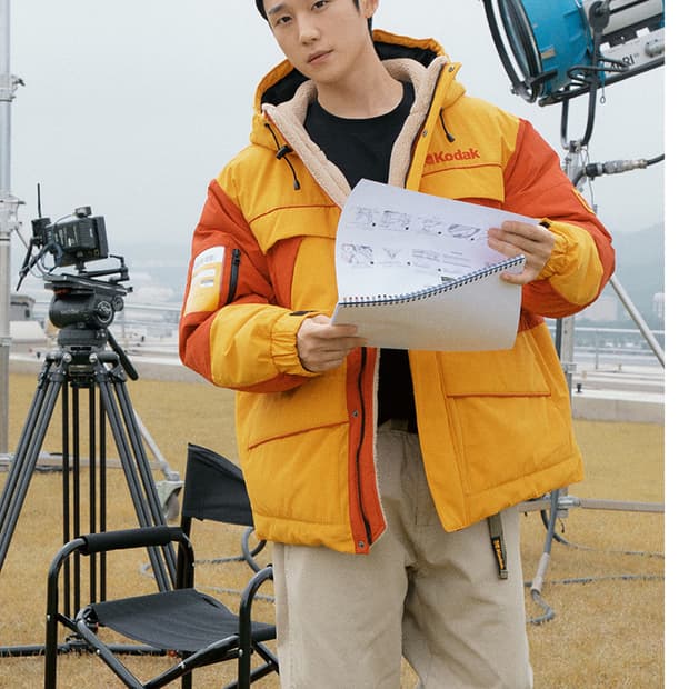 코닥 정해인 메일러 패딩 새상품 L 사이즈판매 합니다