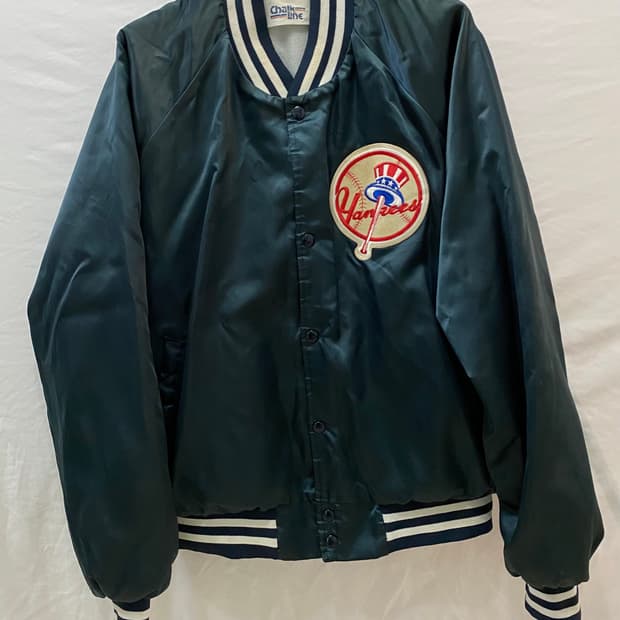 90S Chalk Line 초크라인 양키스 바시티 스타디움 자켓