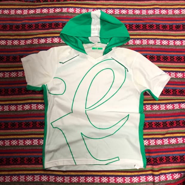 후드 반팔 티셔츠