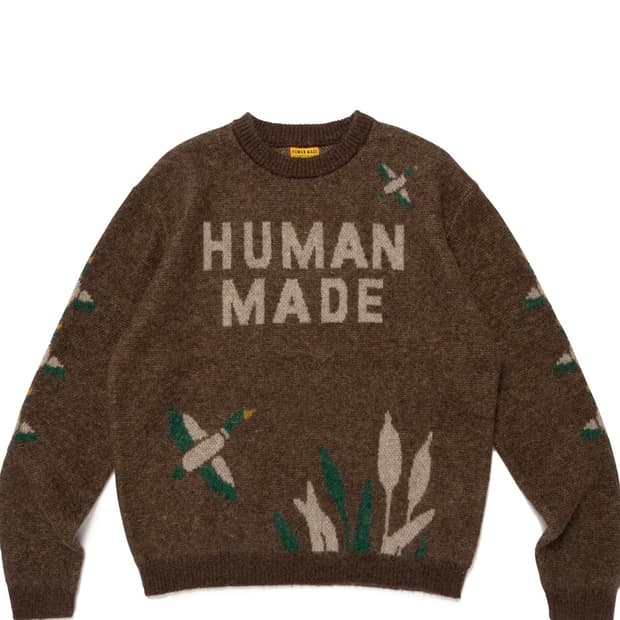 ((새상품)) 휴먼메이드 오리 니트 스웨터 XL