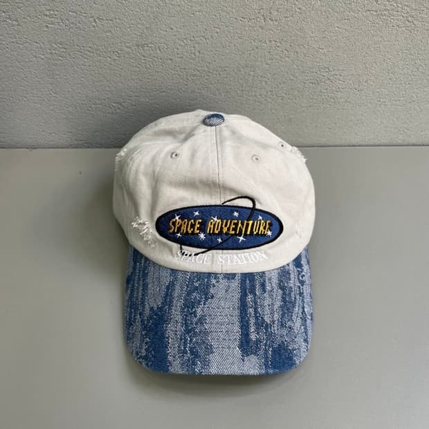 데님 포인트 빈티지 볼캡