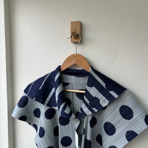 16475 - 이세이 미야케 플리츠 플리즈 도트 반팔