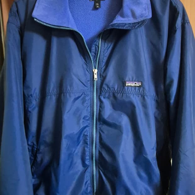 파타고니아 쉘드 신칠라 봄버 딥블루  XL