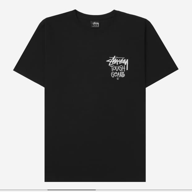 Stussy Tough Gear T-Shirt Black 스투시 반팔