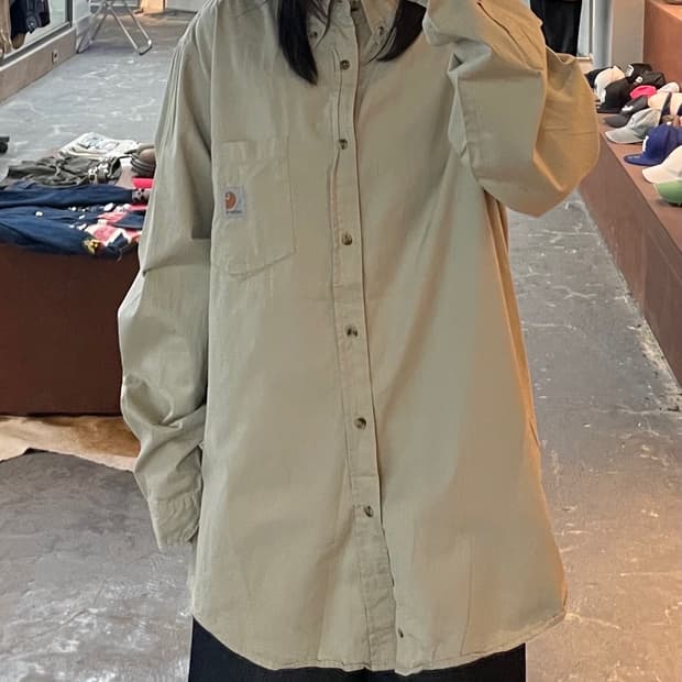 칼하트 아이보리 셔츠 H1988