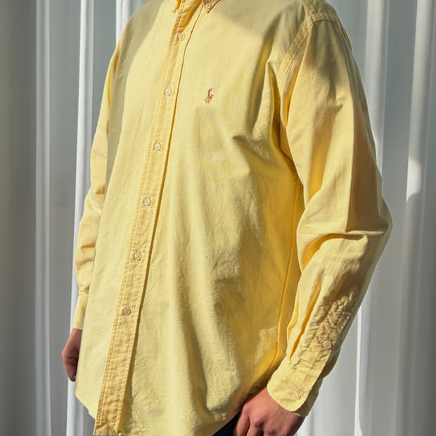 [L]폴로 랄프로렌 옐로우 옥스포드 셔츠