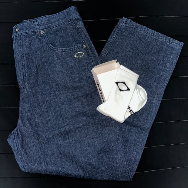 미스치프 롬버스 슬라우치 진_ 인디고