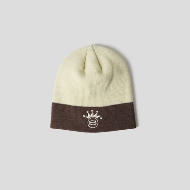 Stussy S Crown Jacquard Beanie Brown