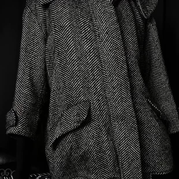 SLY 빈티지 하이넥 투웨이 코트