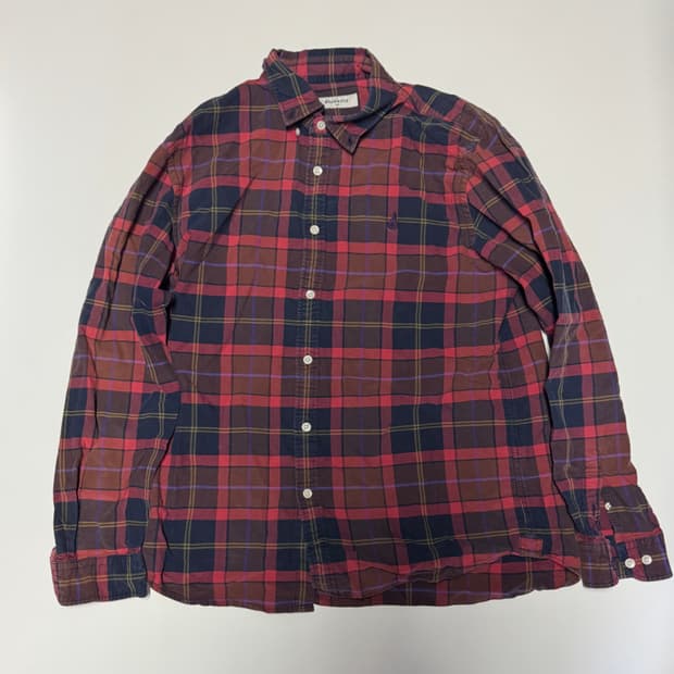 빈폴 Beanpole 빈티지 긴팔 체크 셔츠 L