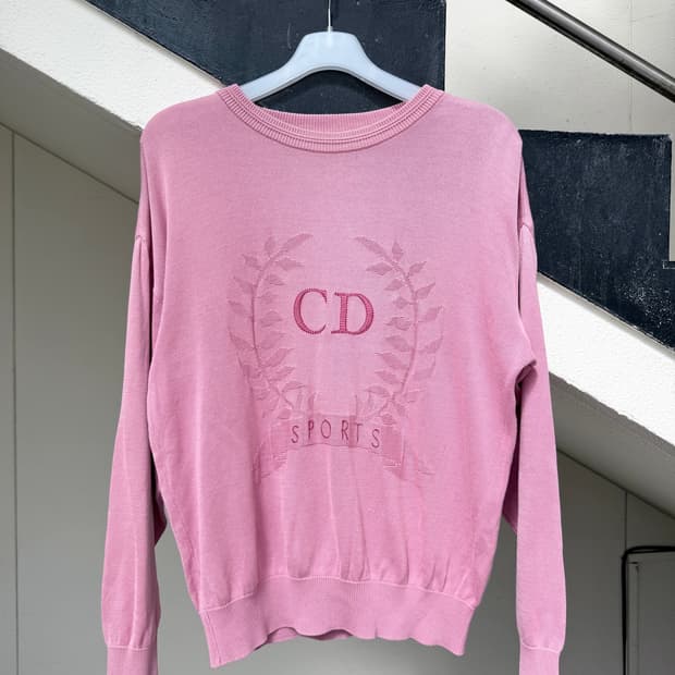 90s Christian Dior Sports CD cotton knit