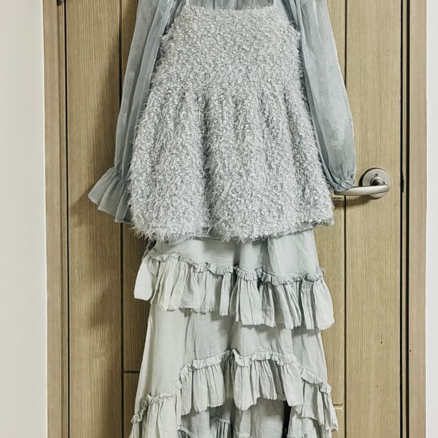 그레이 쓰리피스 세트