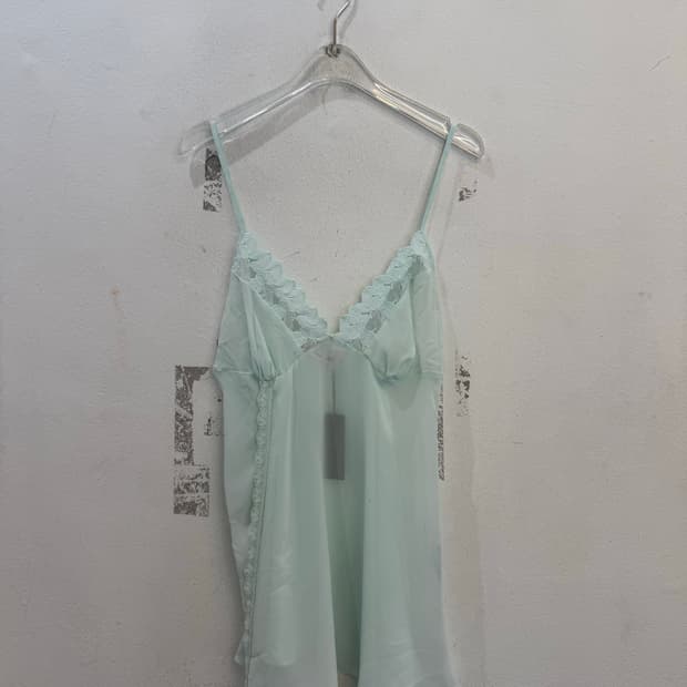 Nayomi mint lace bustier top