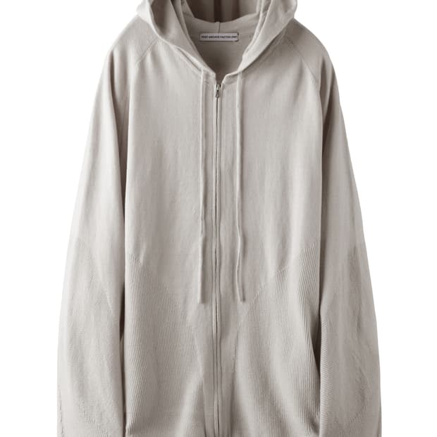 (L) PAF 8.0 KNIT HOODIE RIGHT LIGHT GREY