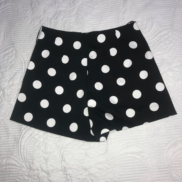 Zara 자라 하이웨스트 쇼츠 반바지 숏팬츠 땡땡이 물방울 