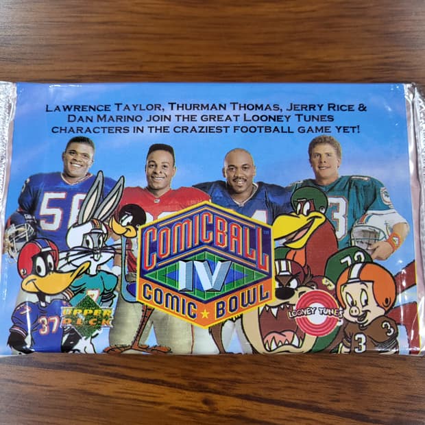 루니툰 미식 풋볼 코믹볼 카드 IV