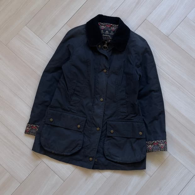 [Barbour] Corduroy Collar Wax Jacket (Fl