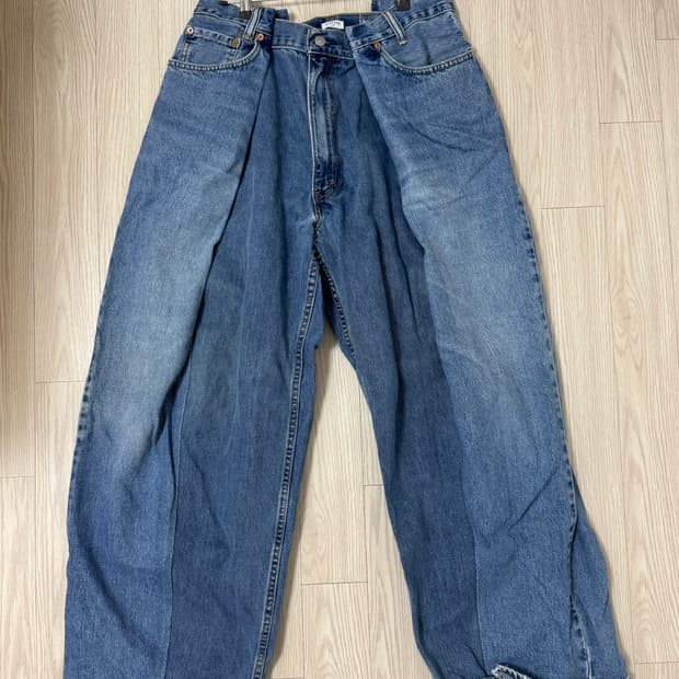 OLD PARK 올드파크 4 TUCK JEANS 4턱 진 팬츠