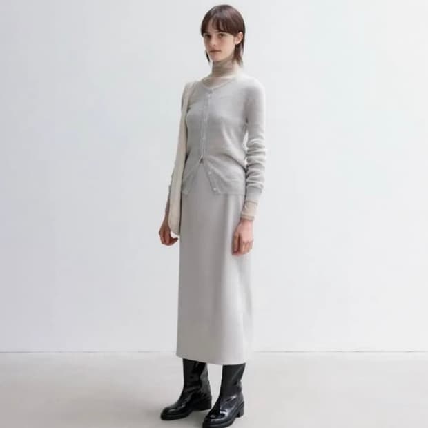 lfm 재팬패브릭 실크스커트 