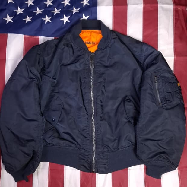 오리지날 미국제조 알파사 미공군 민수용 MA-1 항공자켓