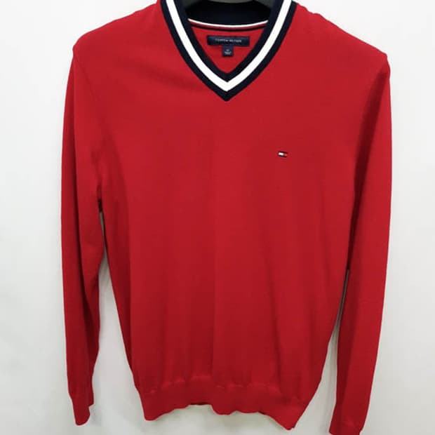 타미힐피거 남성 면니트 긴팔 97-100