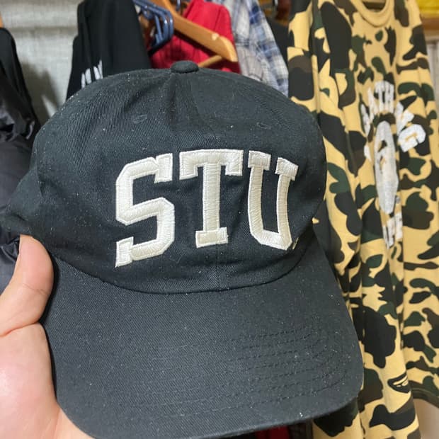 스투시 아치 캡 모자