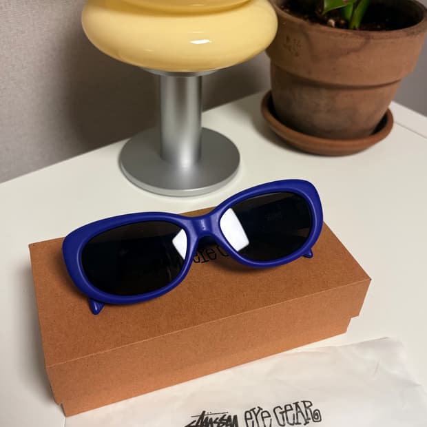 Stussy June Sunglasses Purple Black Lens