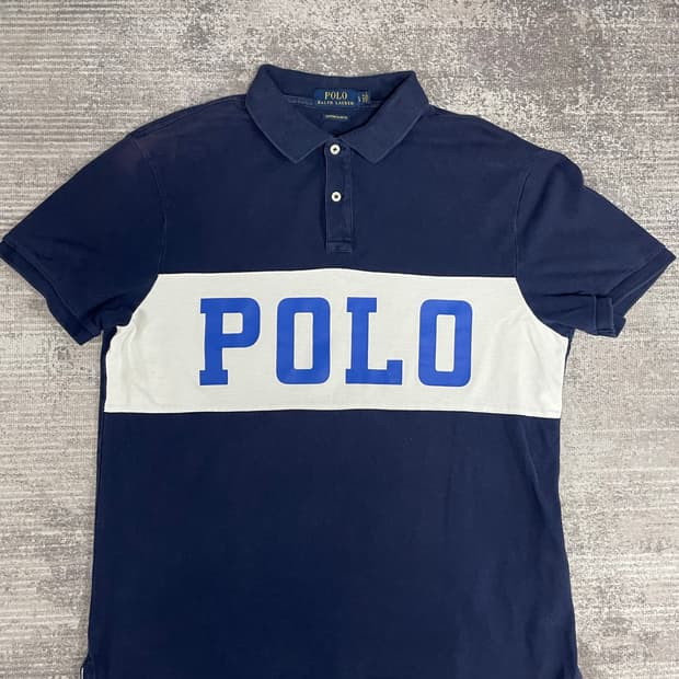 Vtg Polo RL 스펠아웃 빅로고 pk