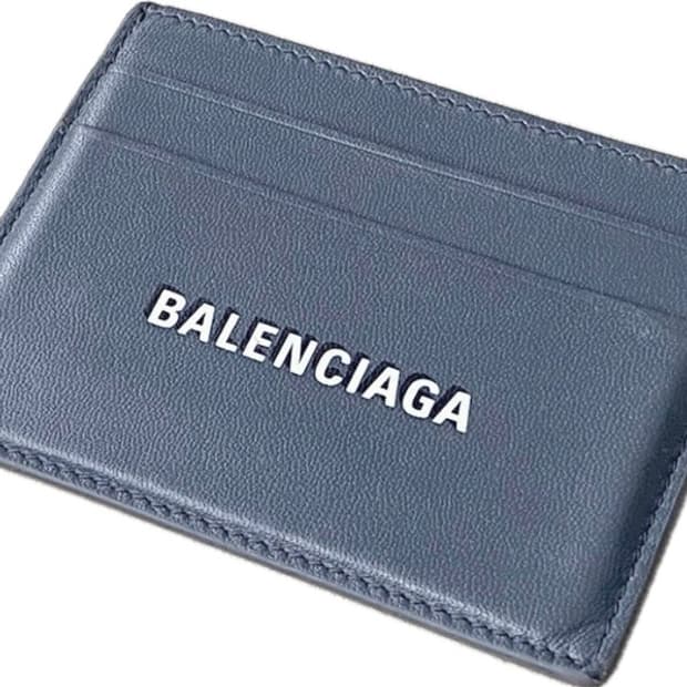 [정품] BALENCIAGA 발렌시아가 3D 로고 카드지갑