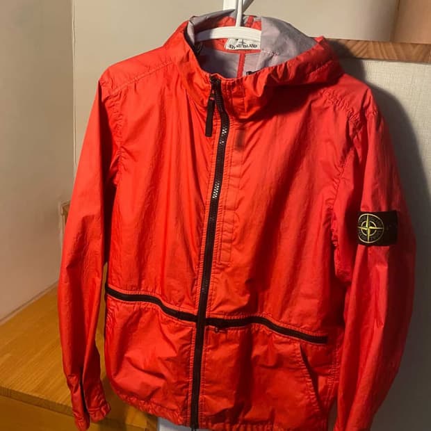 스톤아알랜드 멤브라나 오렌지 바람막이