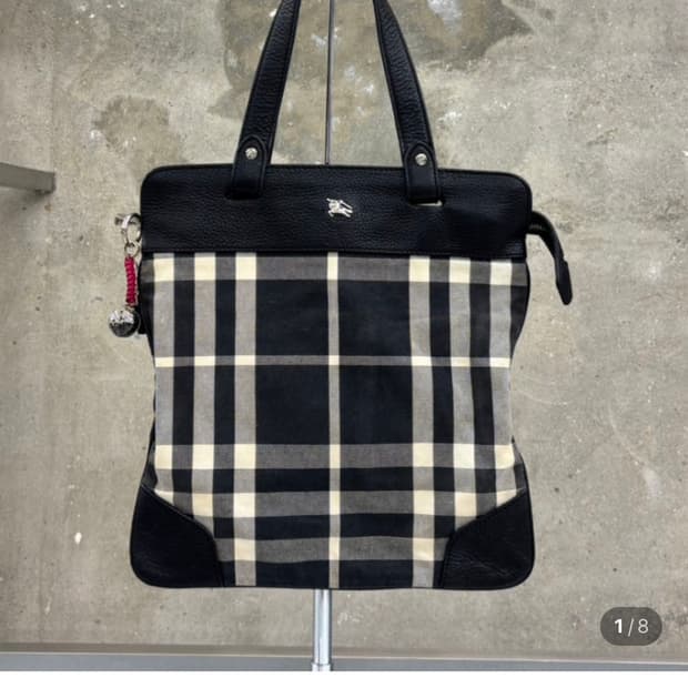 버버리 블루라벨 토트백