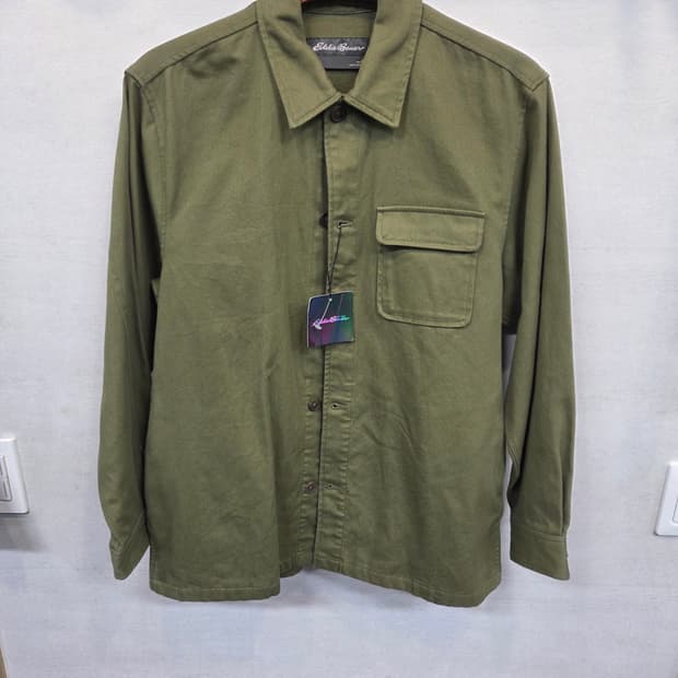 에디바우어 원포켓 아메카지 코튼 셔츠자켓 L