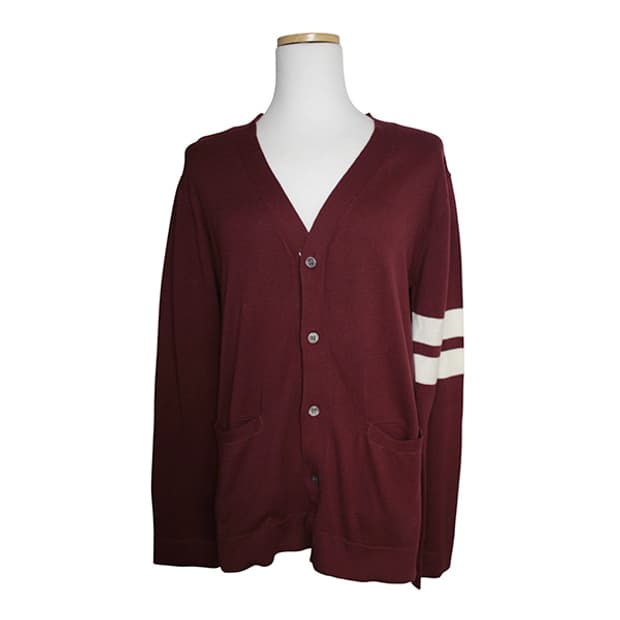 유니언스테이션 버건디 가디건 66