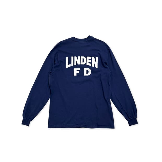 90s 헤인즈 나염 프린팅 싱글스티치 롱슬리브