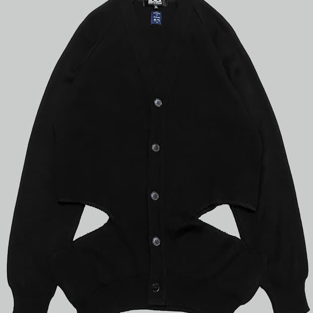 꼼데가르송 블랙 가디건