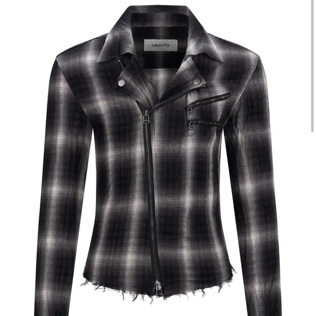 Lecyto 레씨토 라이더 체크 셔츠 구매해요