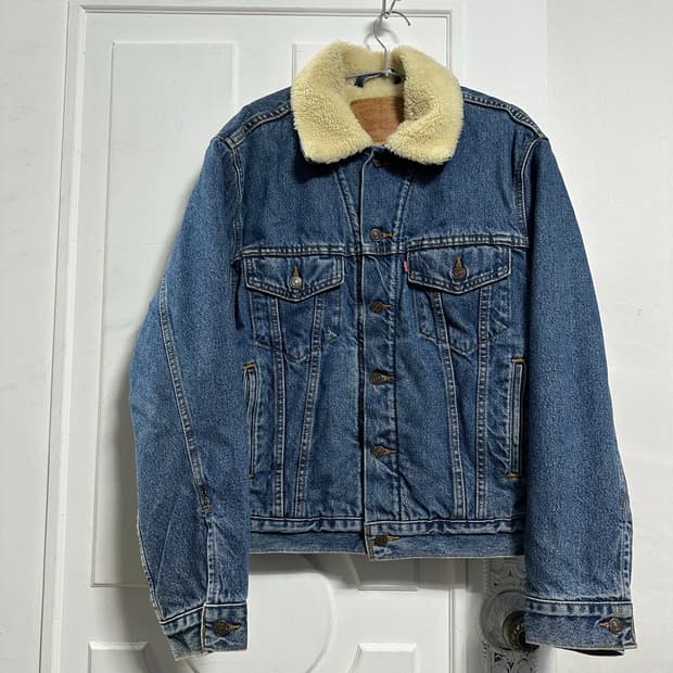 리바이스 70520-0315 쉐르파 데님 트러커자켓