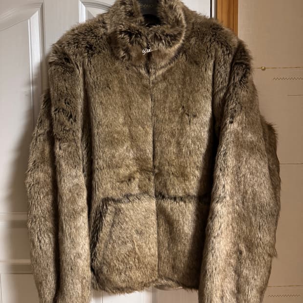 Palace faux fur jacket 