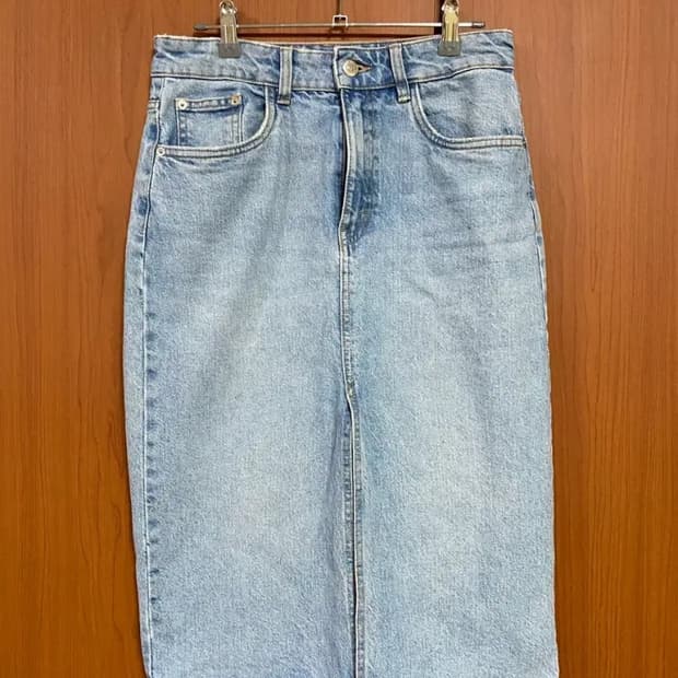 [ZARA] 자라 데님 연청 미디 스커트 28사이즈